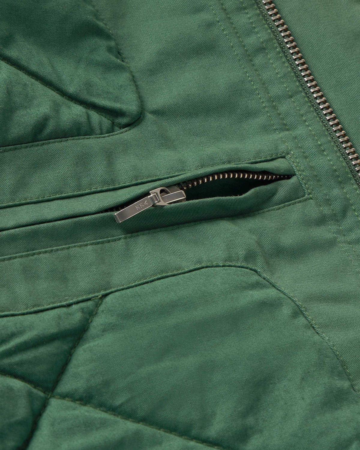 Chaqueta verde Amir sostenible silueta - 3