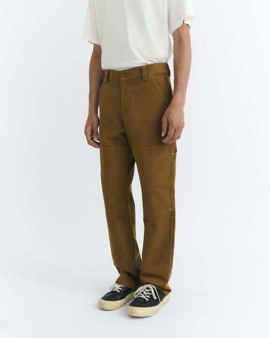 Pantalón recto amarillo Owen sostenible - 1