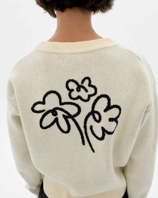 Jersey punto crudo flower Philis sostenible - 1