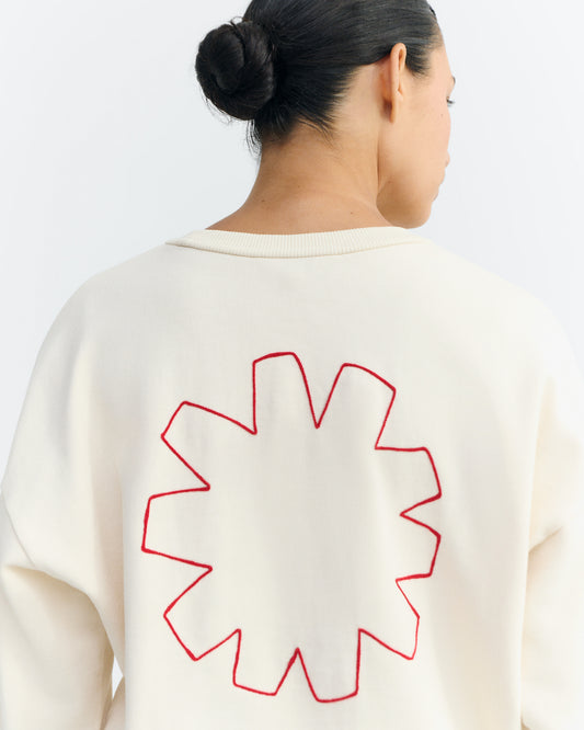 Sudadera bordada a mano sonne Jodie sostenible - 3