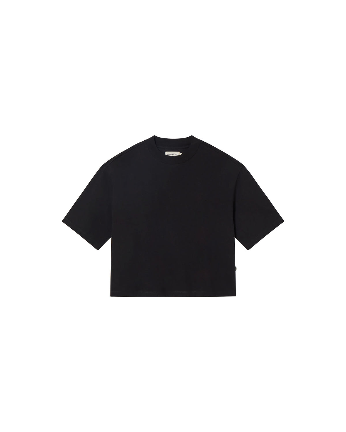 Camiseta negra Lena sostenible - silueta 1