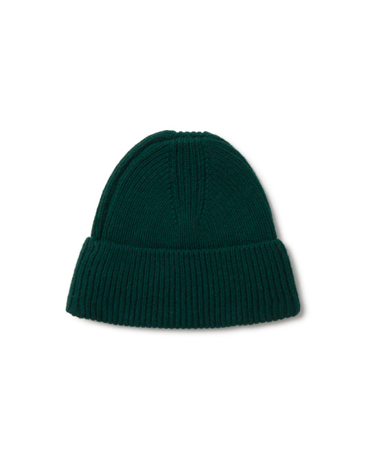 Gorro lana verde Amor sostenible silueta - 2