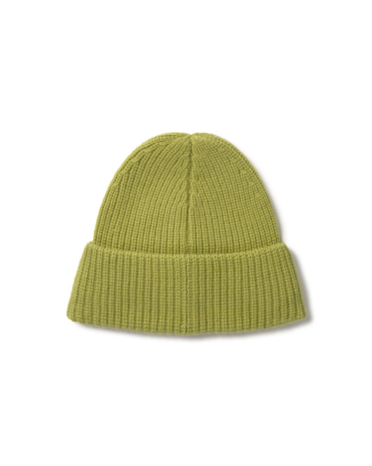 Gorro lana verde Ruby sostenible silueta - 2