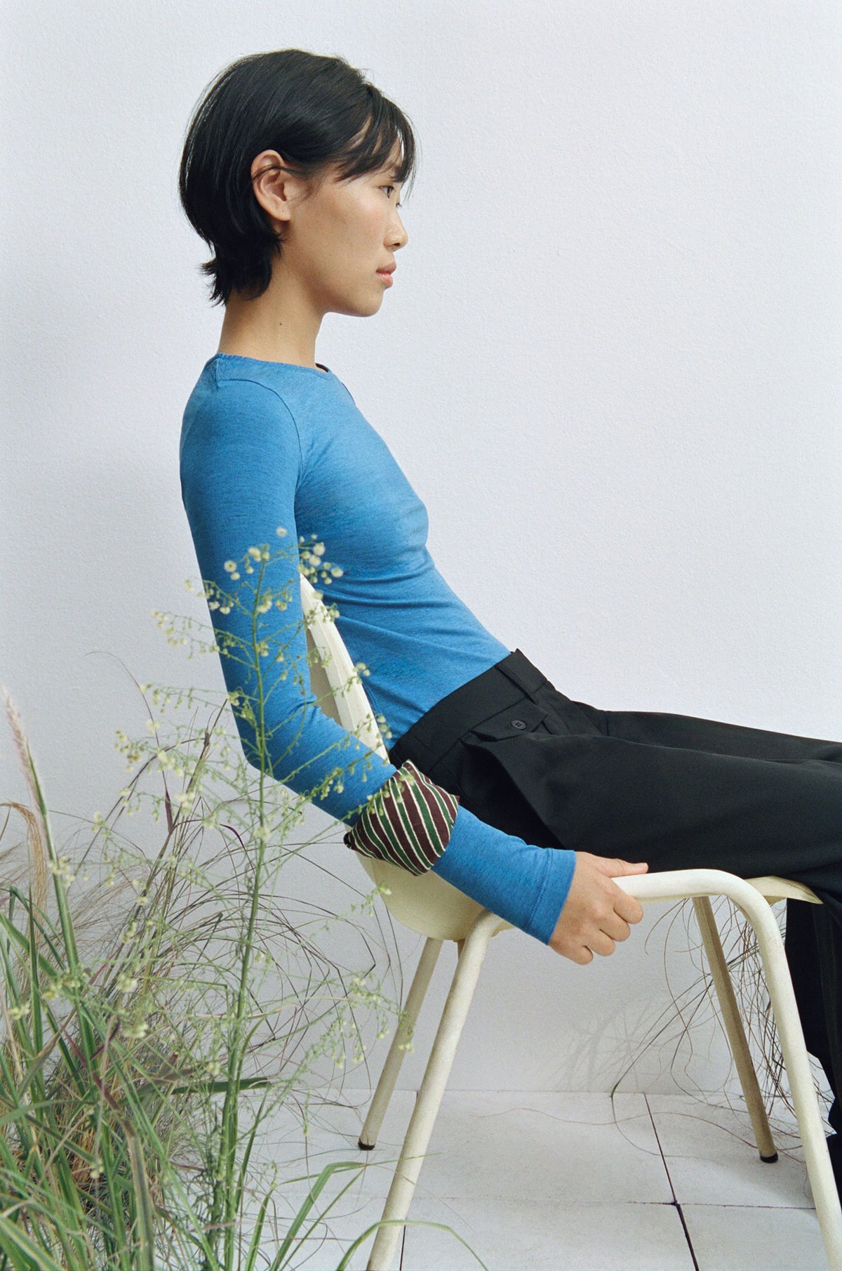 Top azul cashmere Brisa