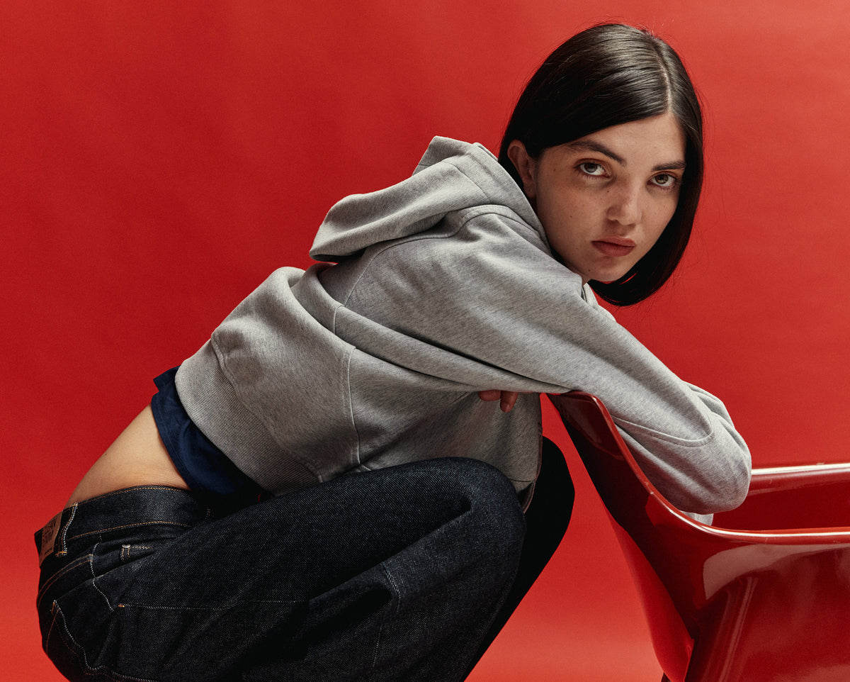 Oversize grey Yoon hoodie