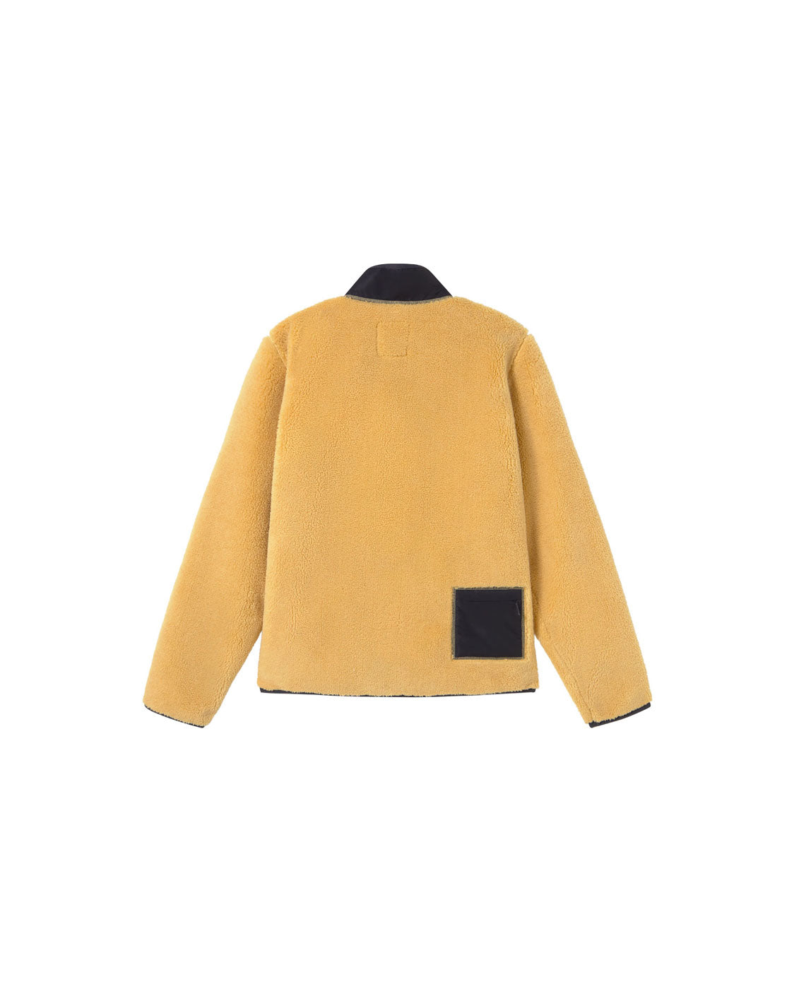 Chaqueta borreguito amarilla Marcus sostenible silueta - 2