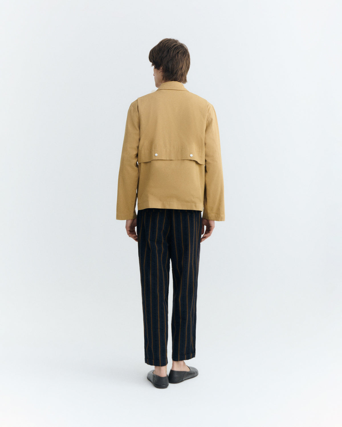 Chaqueta oversize camel Callum sostenible - 3