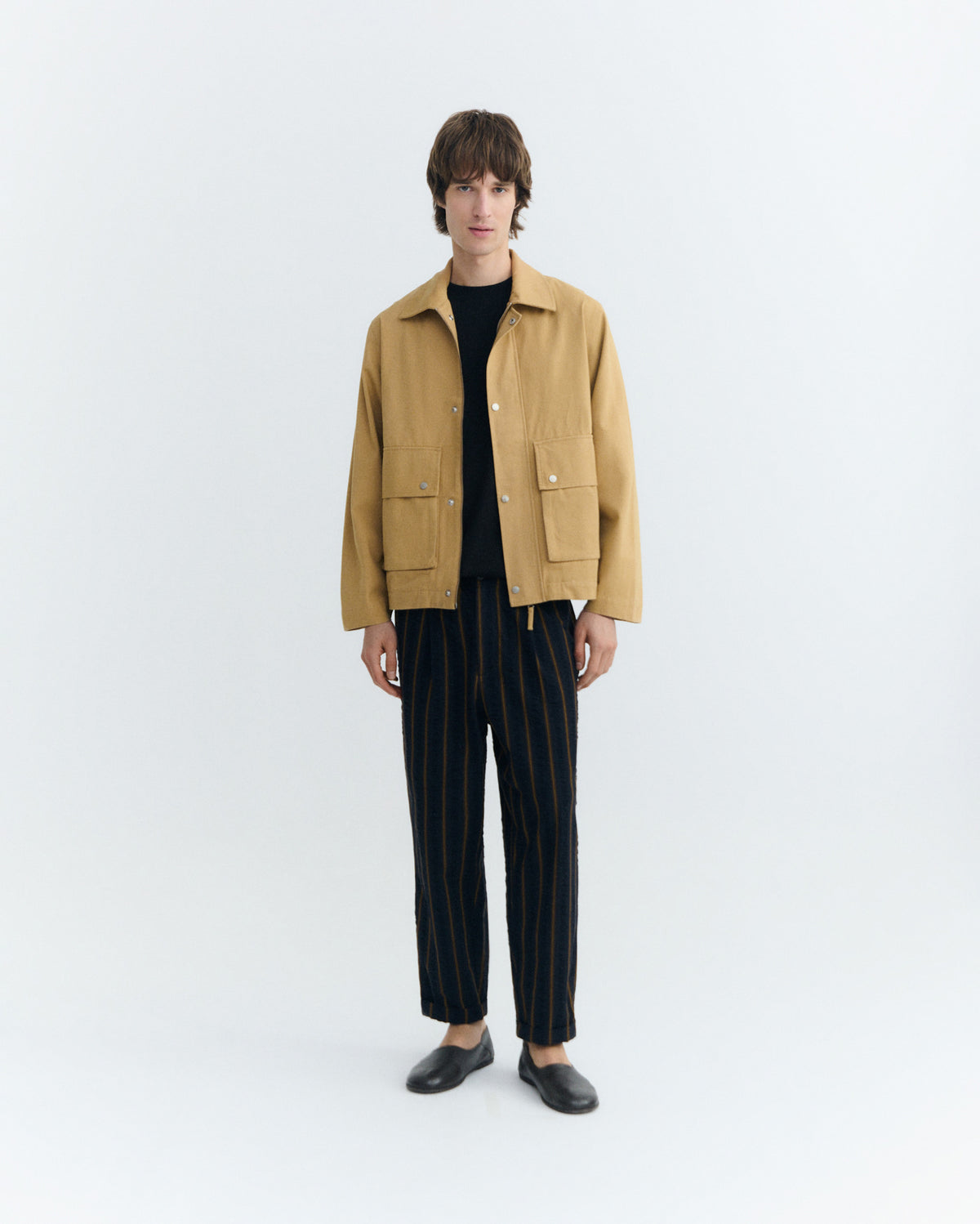 Chaqueta oversize camel Callum sostenible - 4
