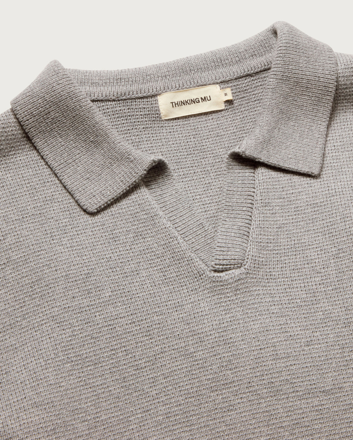 Jersey gris lana Aritz sostenible - silueta 1