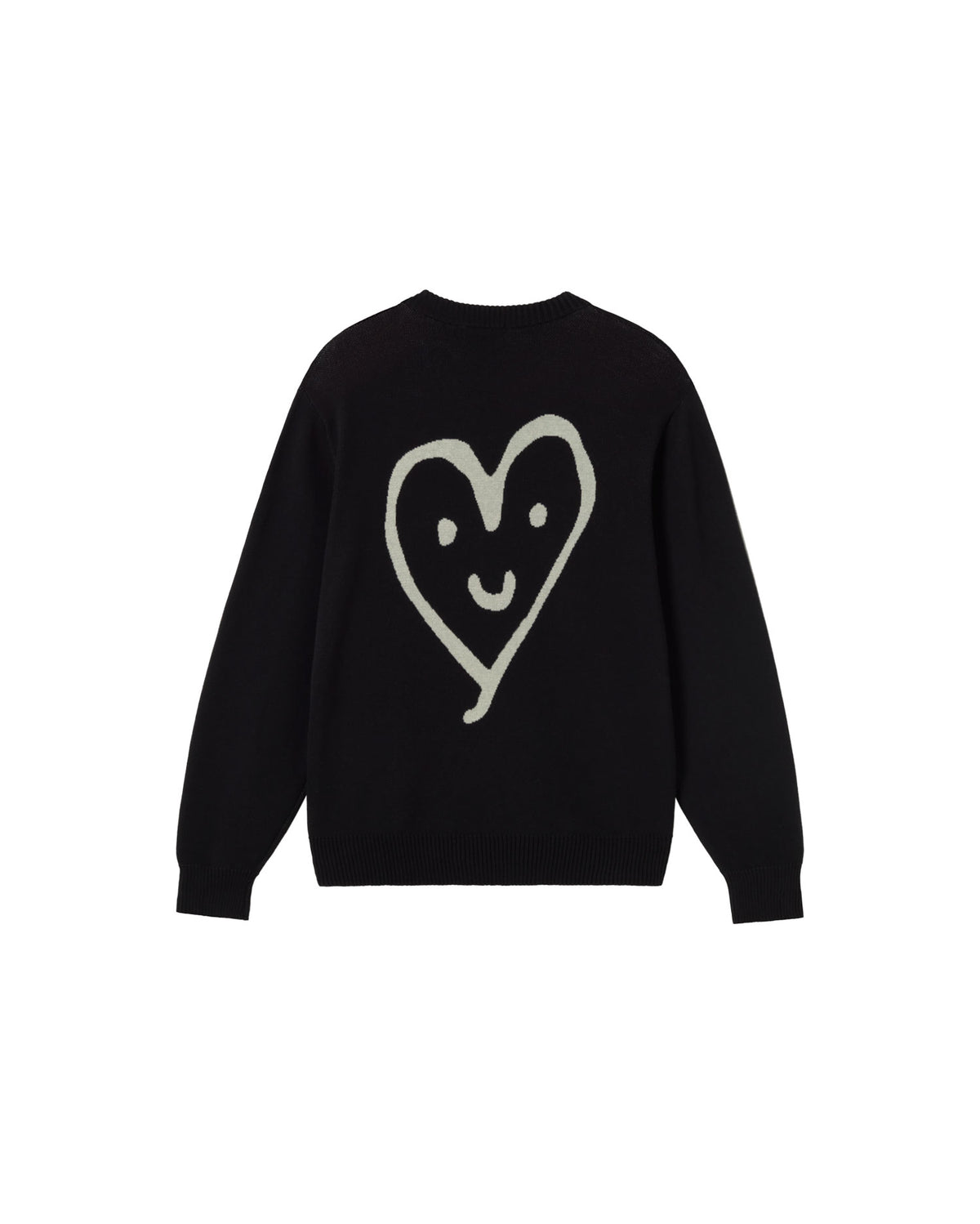 Jersey negro punto Khem sostenible - silueta 2