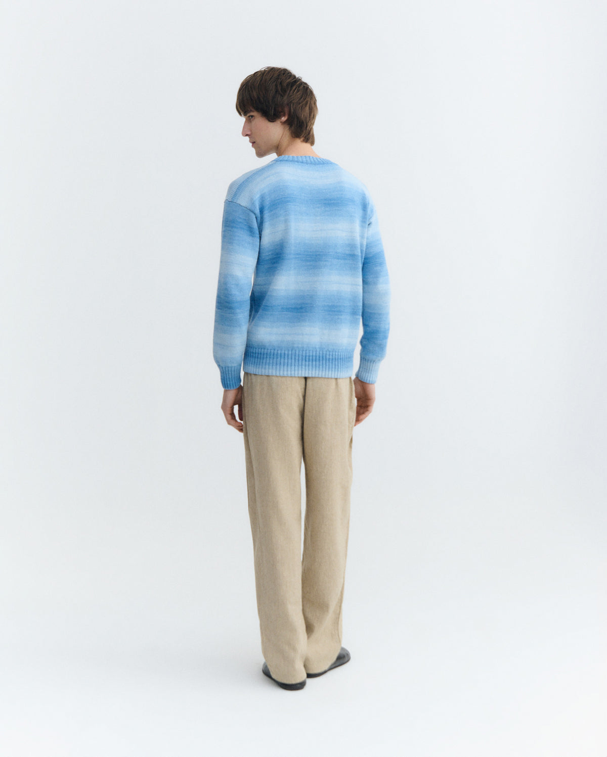 Jersey oversize azul rayas Cosmo sostenible - 6