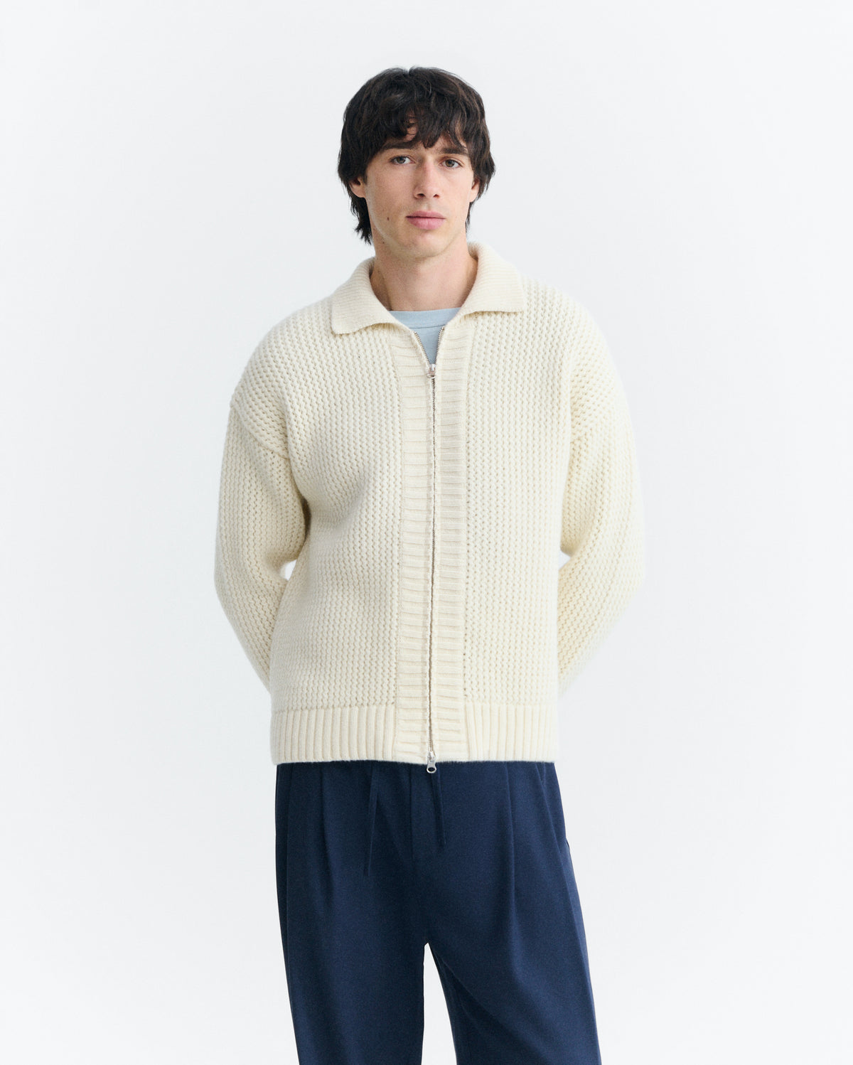 Cardigan lana Oskar sostenible - 2
