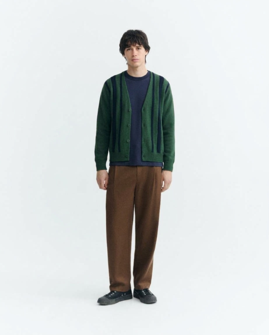 Cardigan rayas algodón Creed sostenible - 1