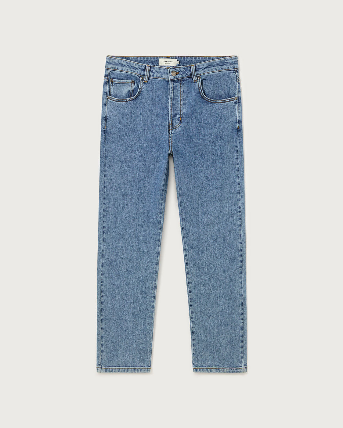 Pantalón 5 Pockets light clean denim sostenible  - silueta 1