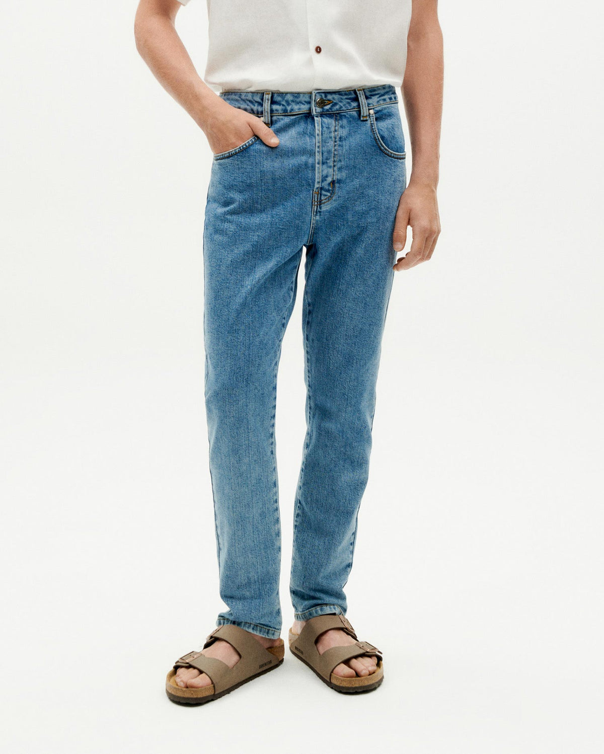 Pantalón 5 Pockets light clean denim sostenible -2