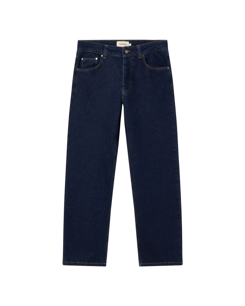 Pantalón dark clean denim David sostenible - silueta 1
