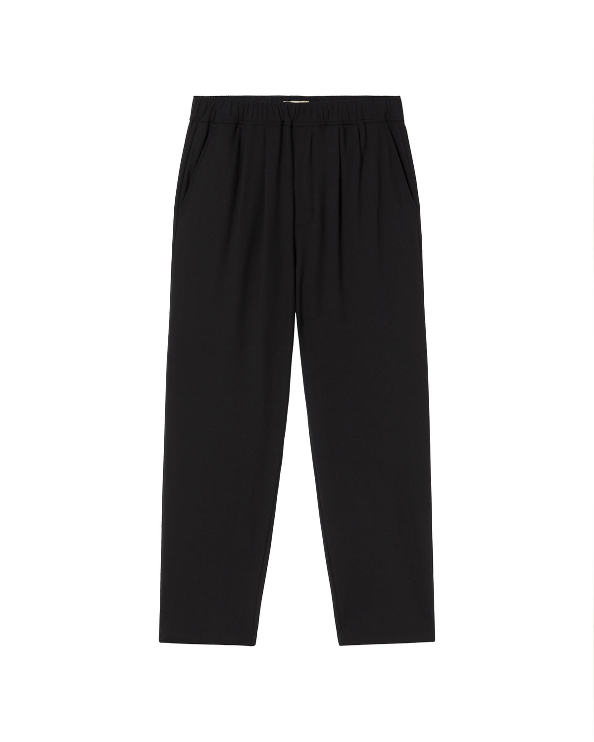 Pantalón negro Damien sostenible - silueta 1