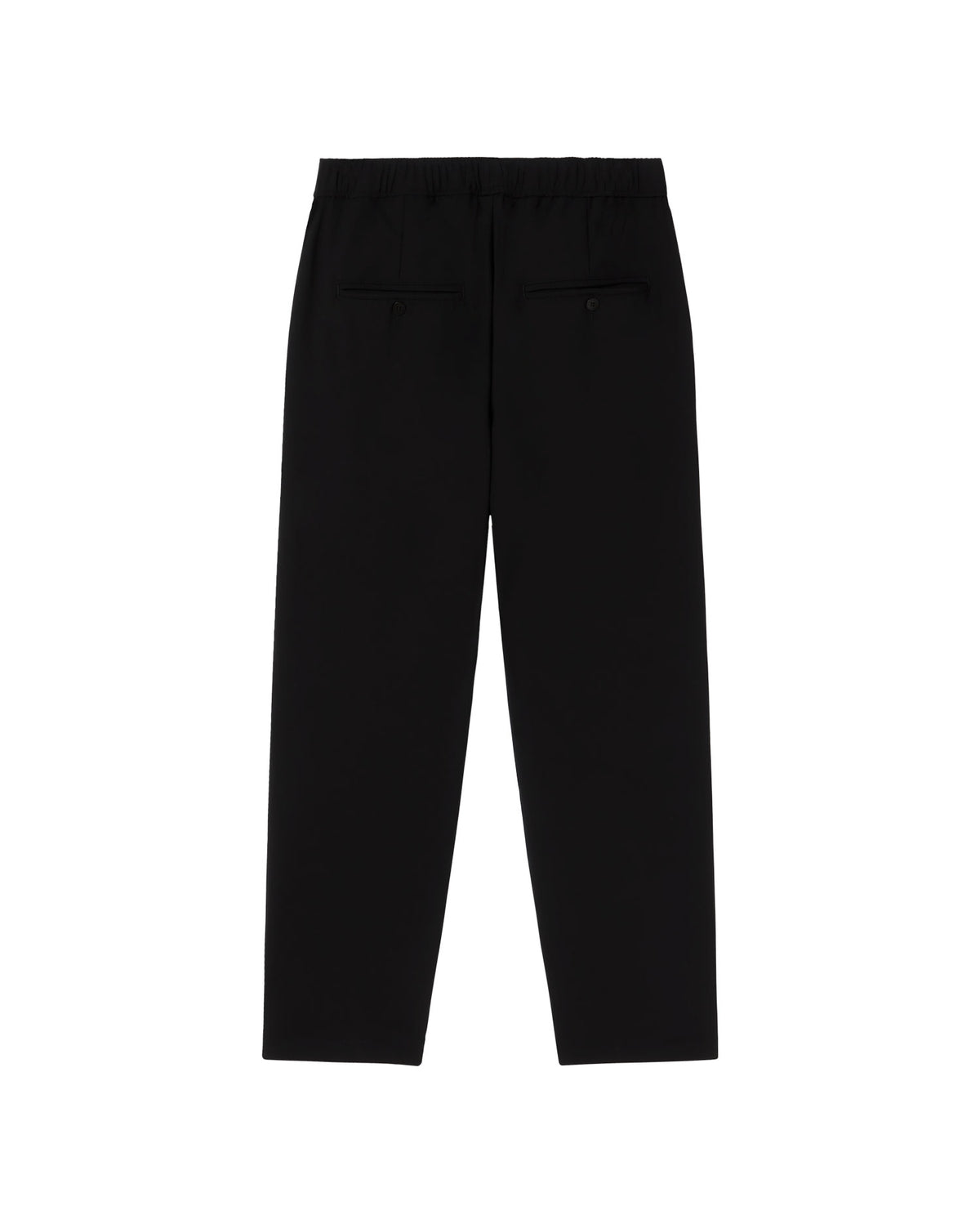 Pantalón negro Damien sostenible - silueta 2