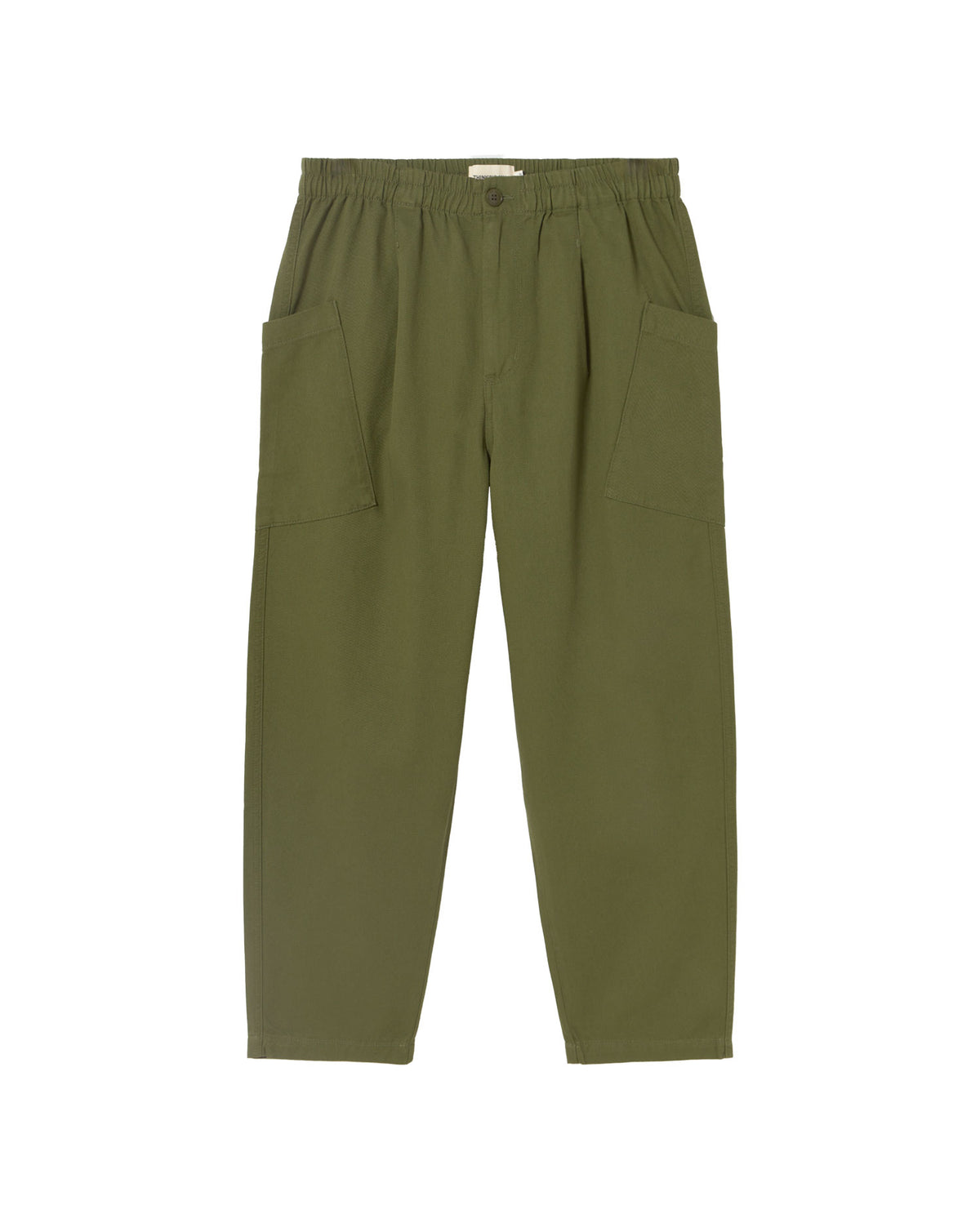 Pantalón relaxed cargo verde Max - silueta 1