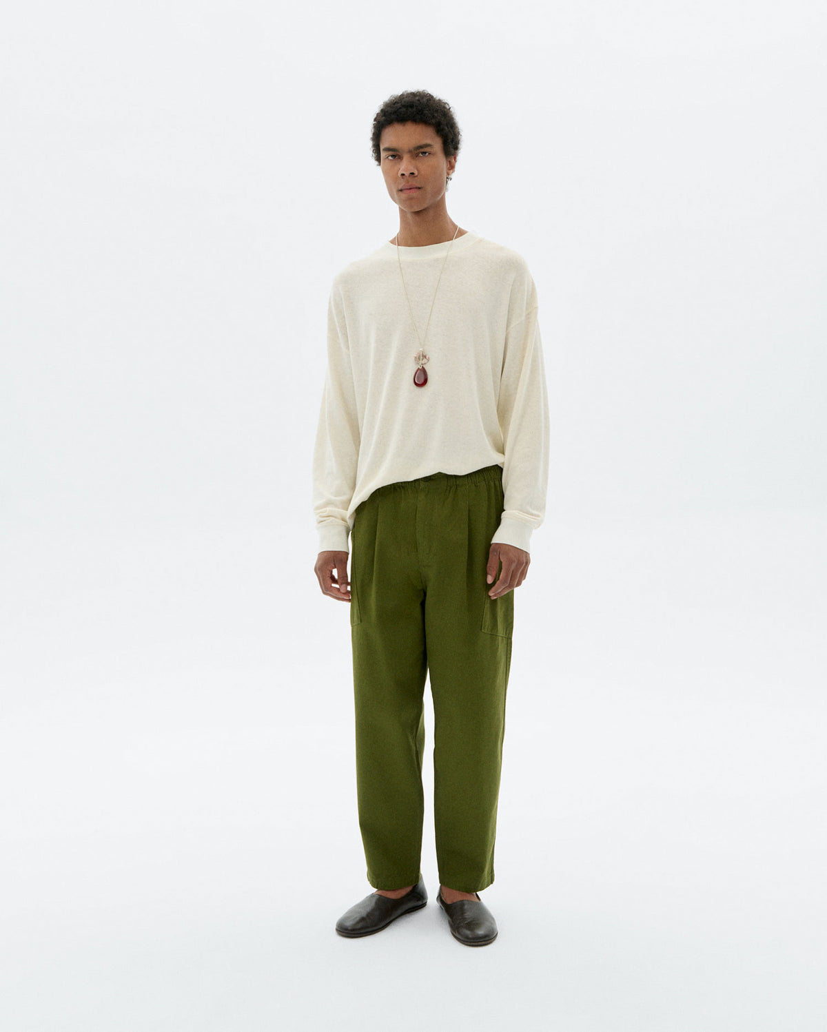 Pantalón relaxed cargo verde Max sostenible - 2