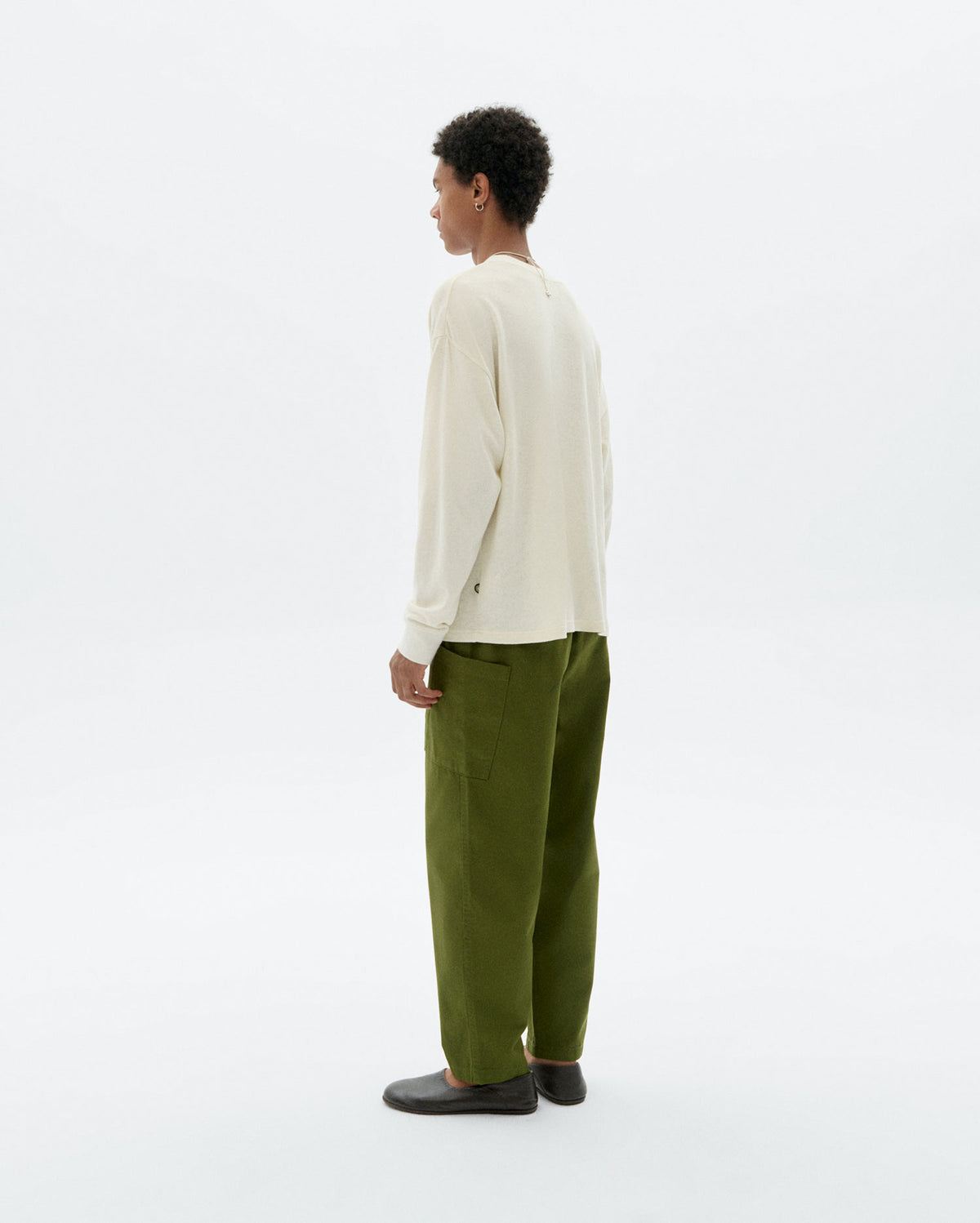 Pantalón relaxed cargo verde Max sostenible - 4