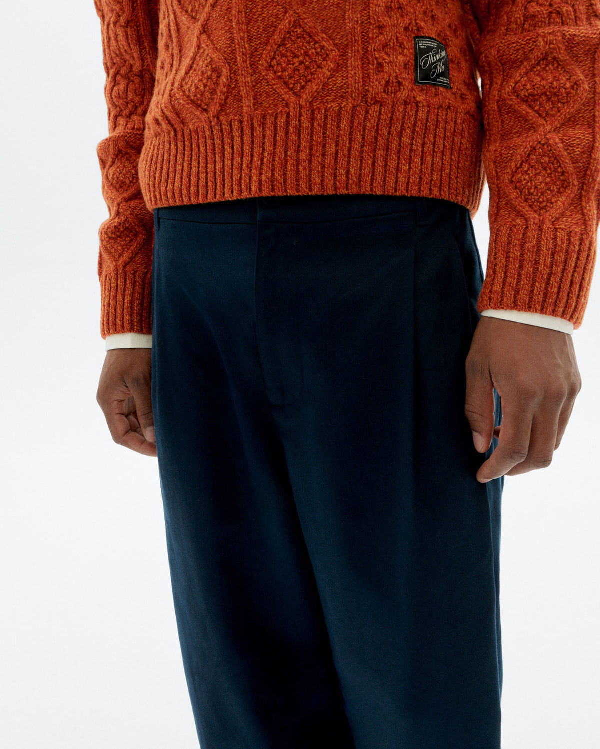 Pantalón carrot pinza Sigurd sostenible - 3