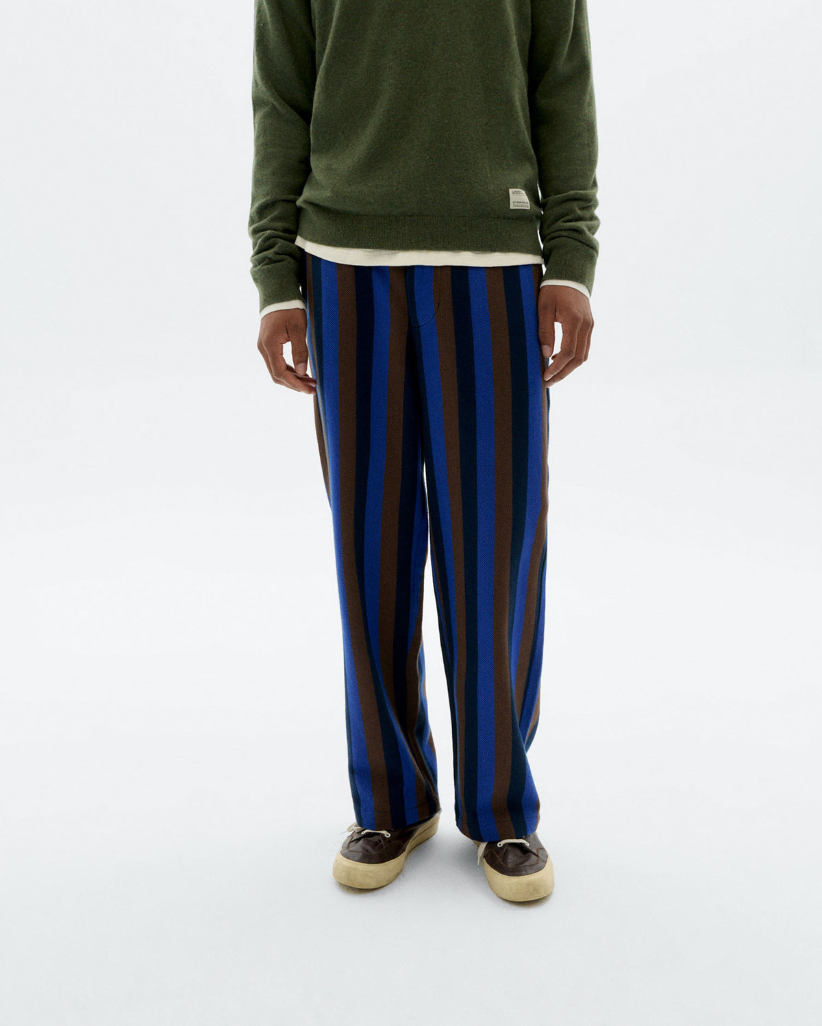 Pantalón loose rayas totenham Marc sostenible - 1