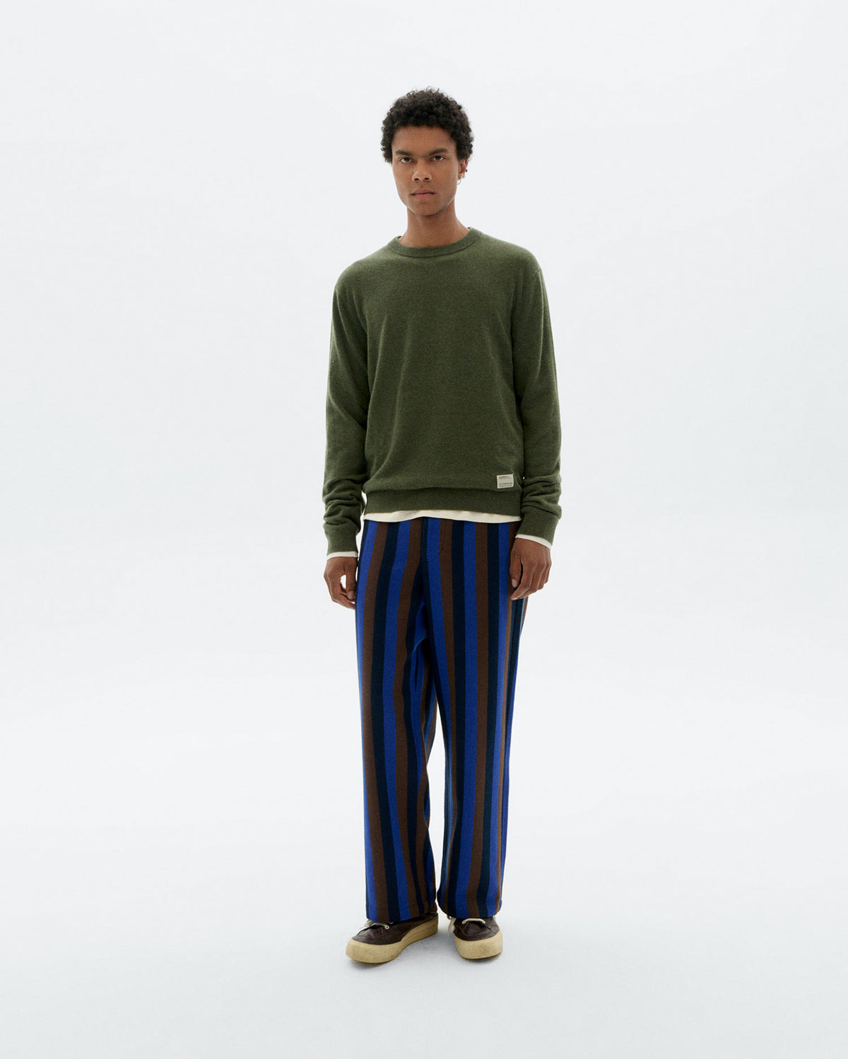 Pantalón loose rayas totenham Marc sostenible - 2