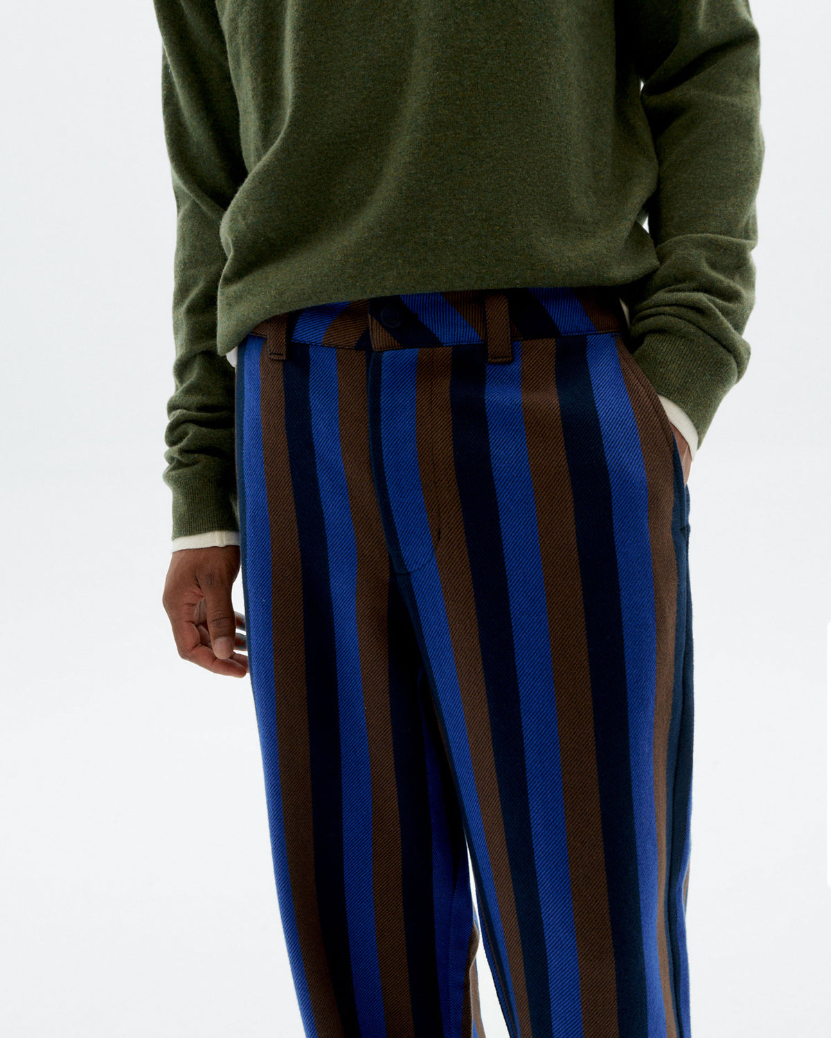 Pantalón loose rayas totenham Marc sostenible - 3
