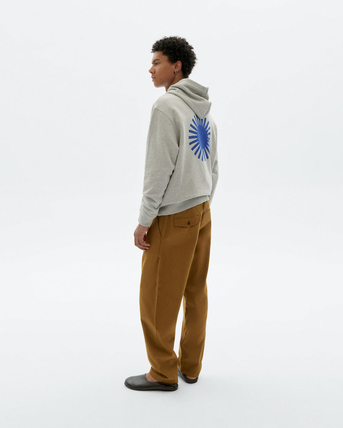 Pantalón relaxed pinza amarillo Wotan sostenible - 4
