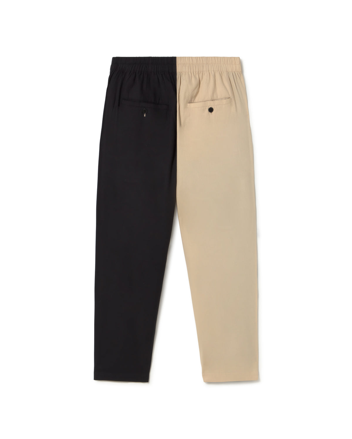 Pantalón negro Luc sostenible - silueta 3