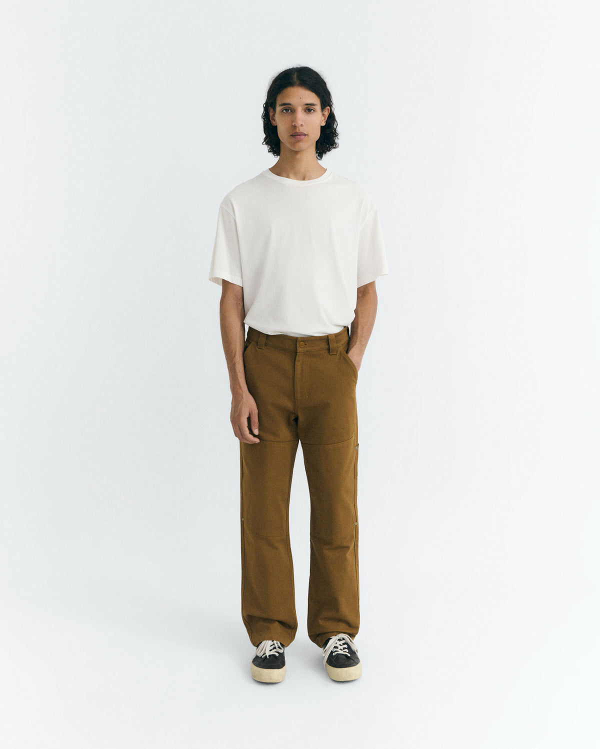 Pantalón recto amarillo Owen sostenible - 2