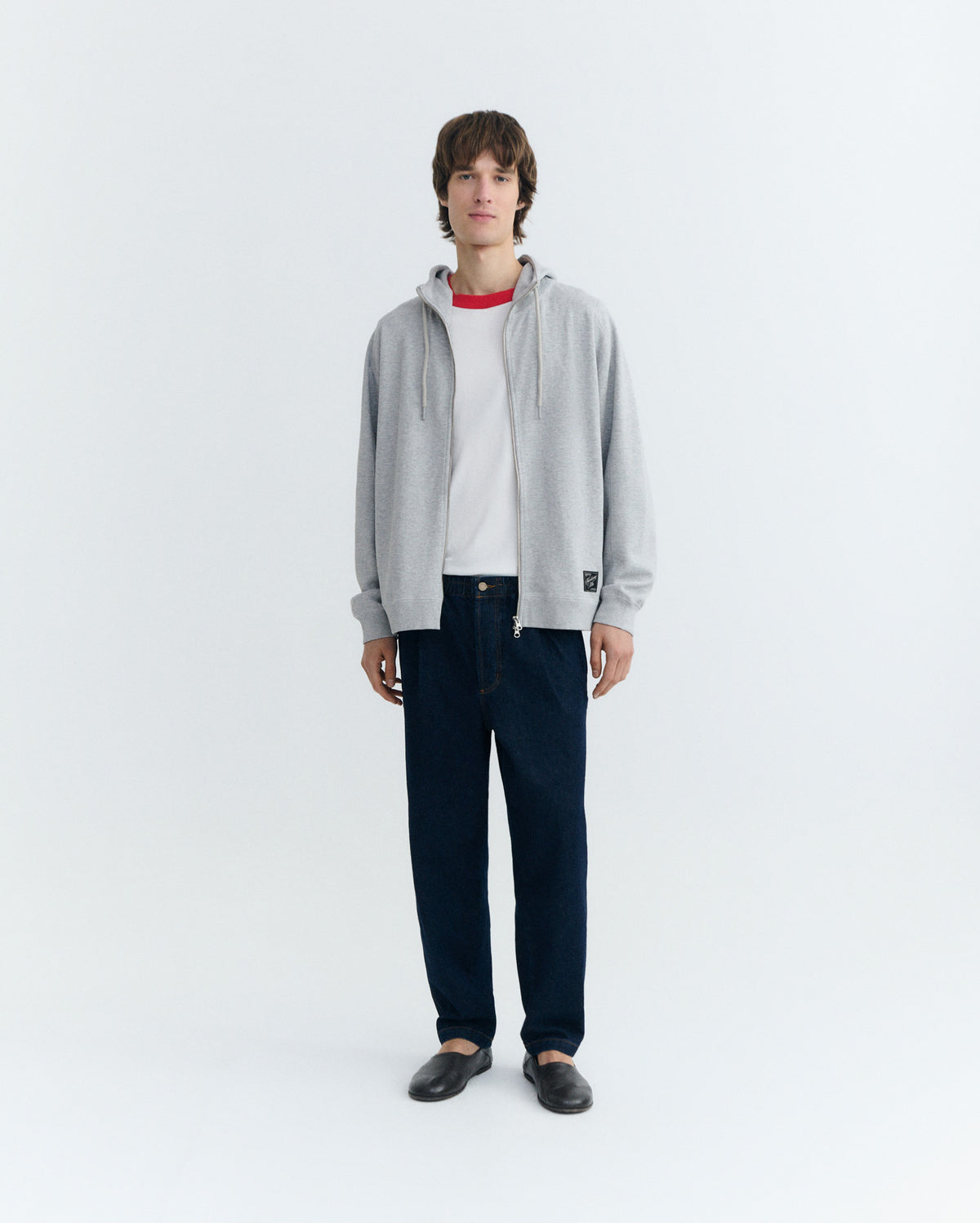 Jeans loose dark navy Luc sostenible - 1