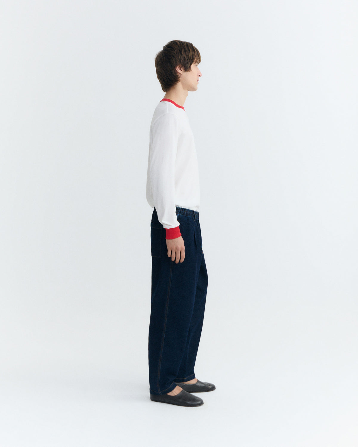 Jeans loose dark navy Luc sostenible - 3