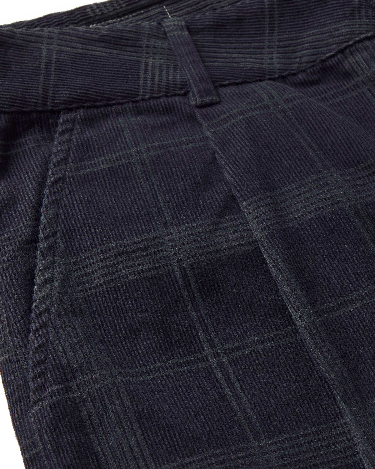 Pantalón carrot micro pana cuadros Friend sostenible silueta - 3