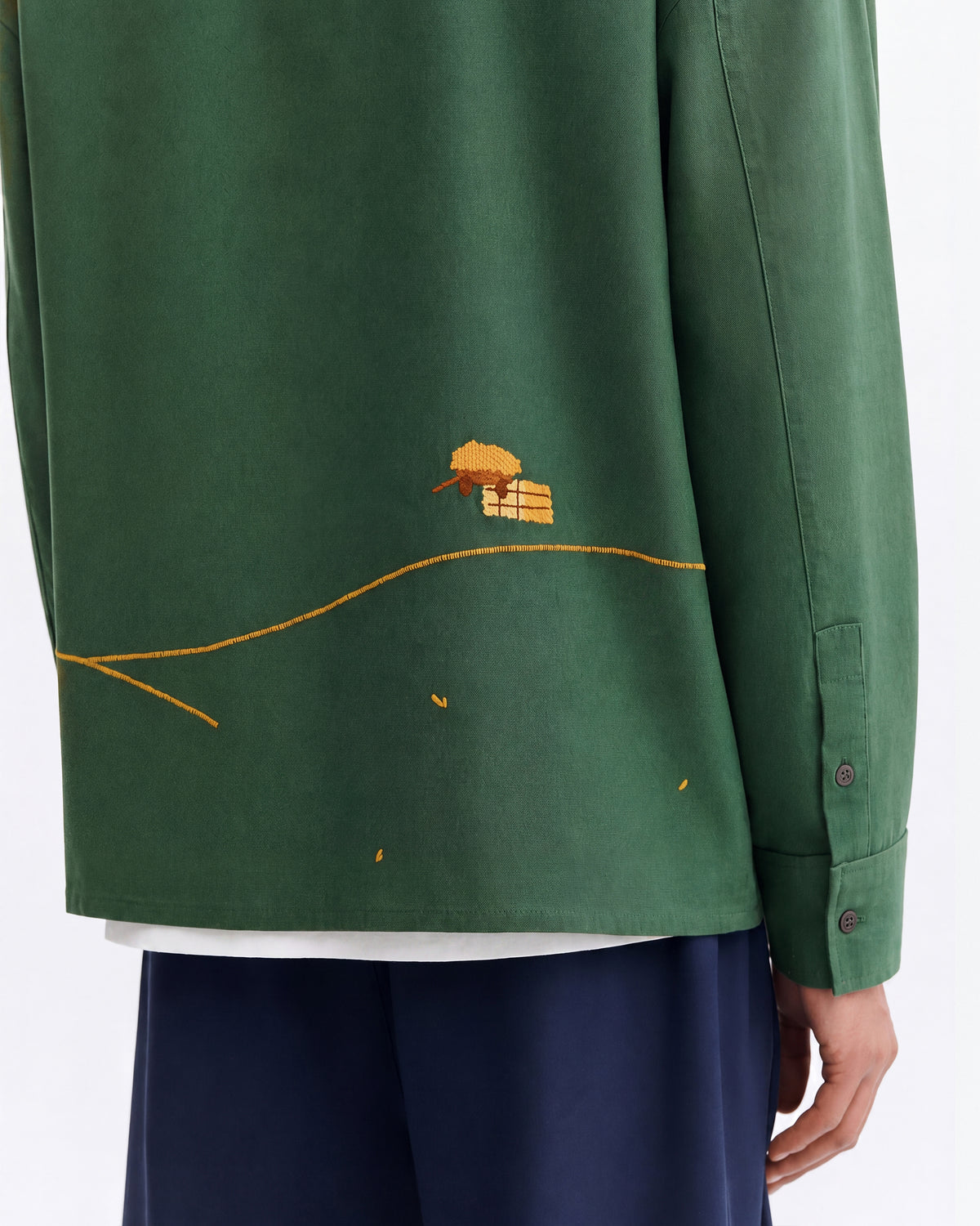 Camisa bordada a mano Jim sostenible - 4