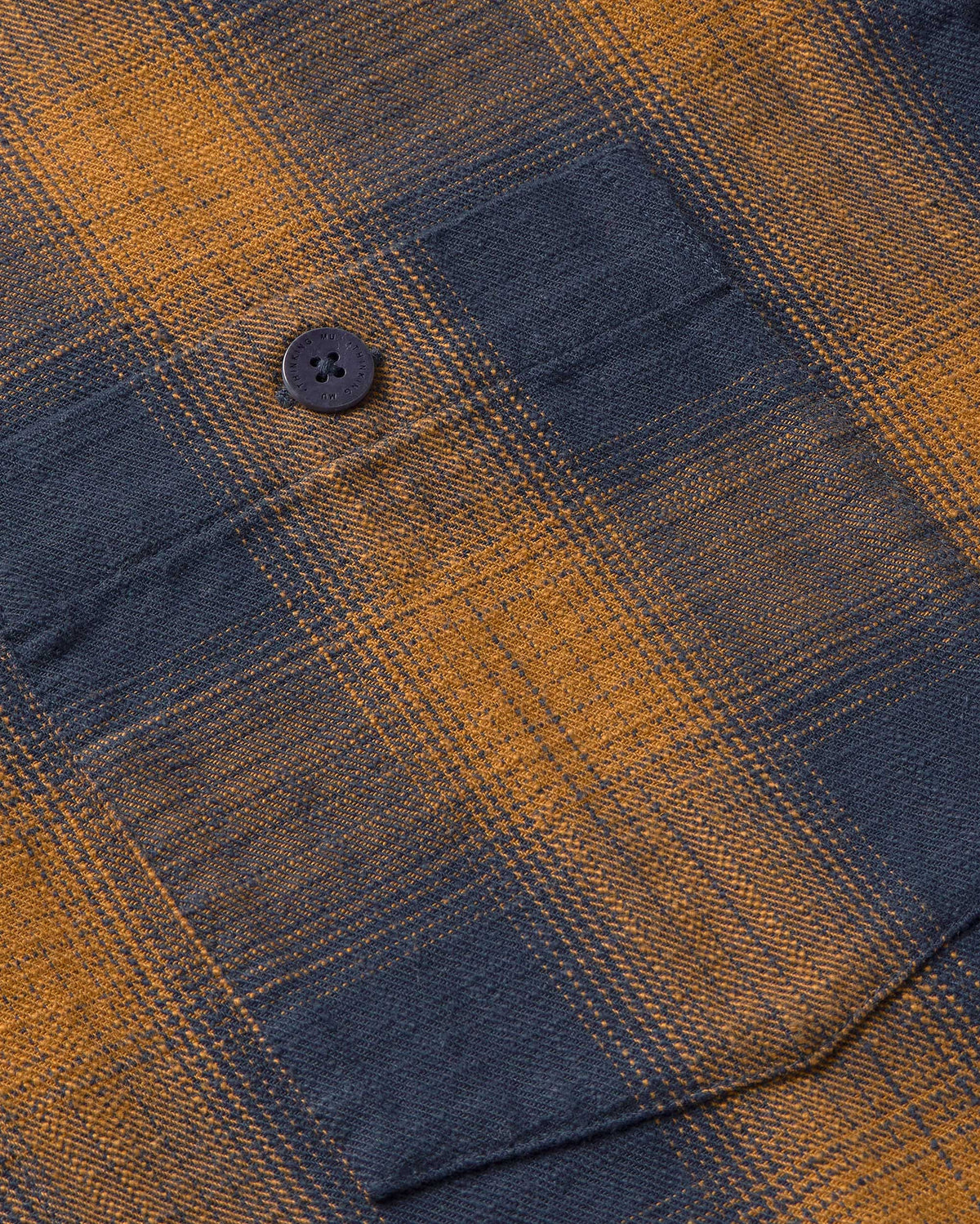 Sobrecamisa cuadros navy Theo sostenible silueta - 4