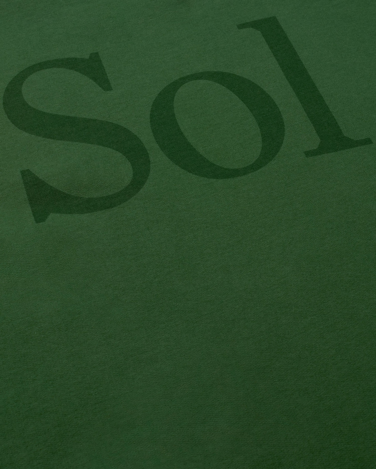Sudadera verde sol type Leon sostenible - silueta 2