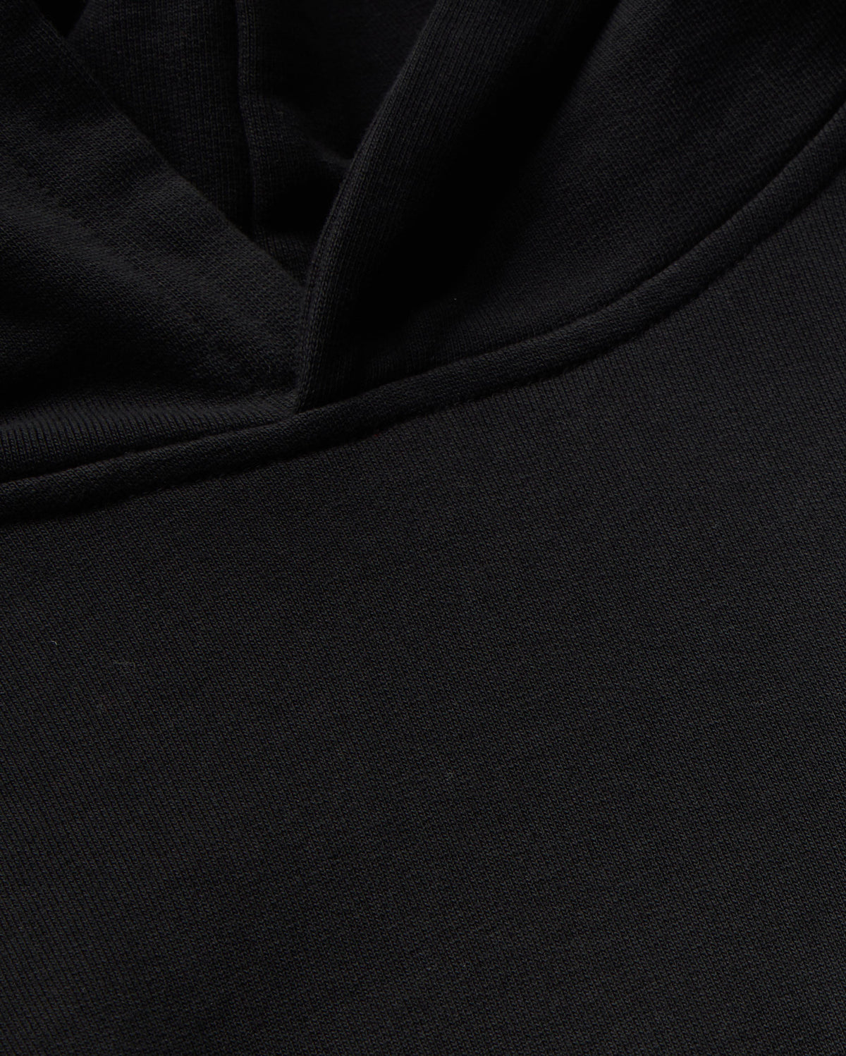 Sudadera capucha negra sol type Simon sostenible - silueta 2