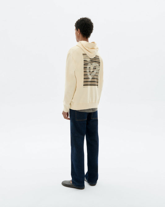 Hoodie blanco grafitti Simon sostenible - 4