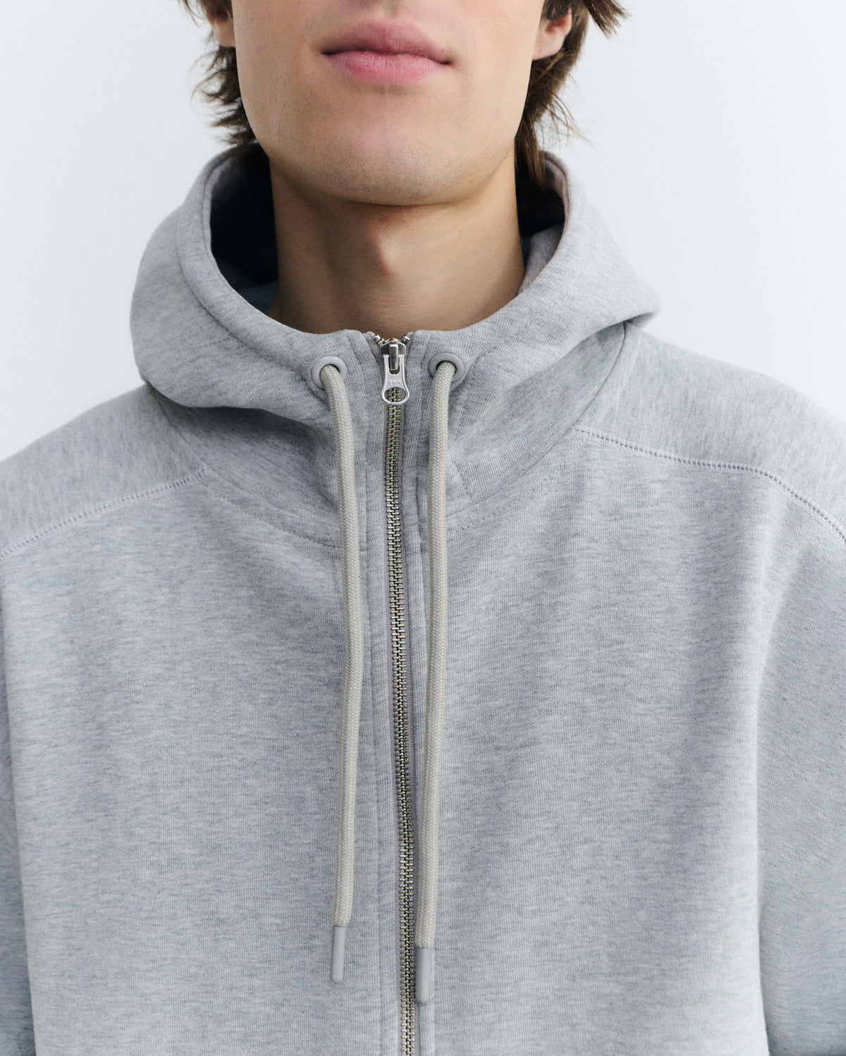 Sudadera gris sol verde espalda Garfu sostenible - 4