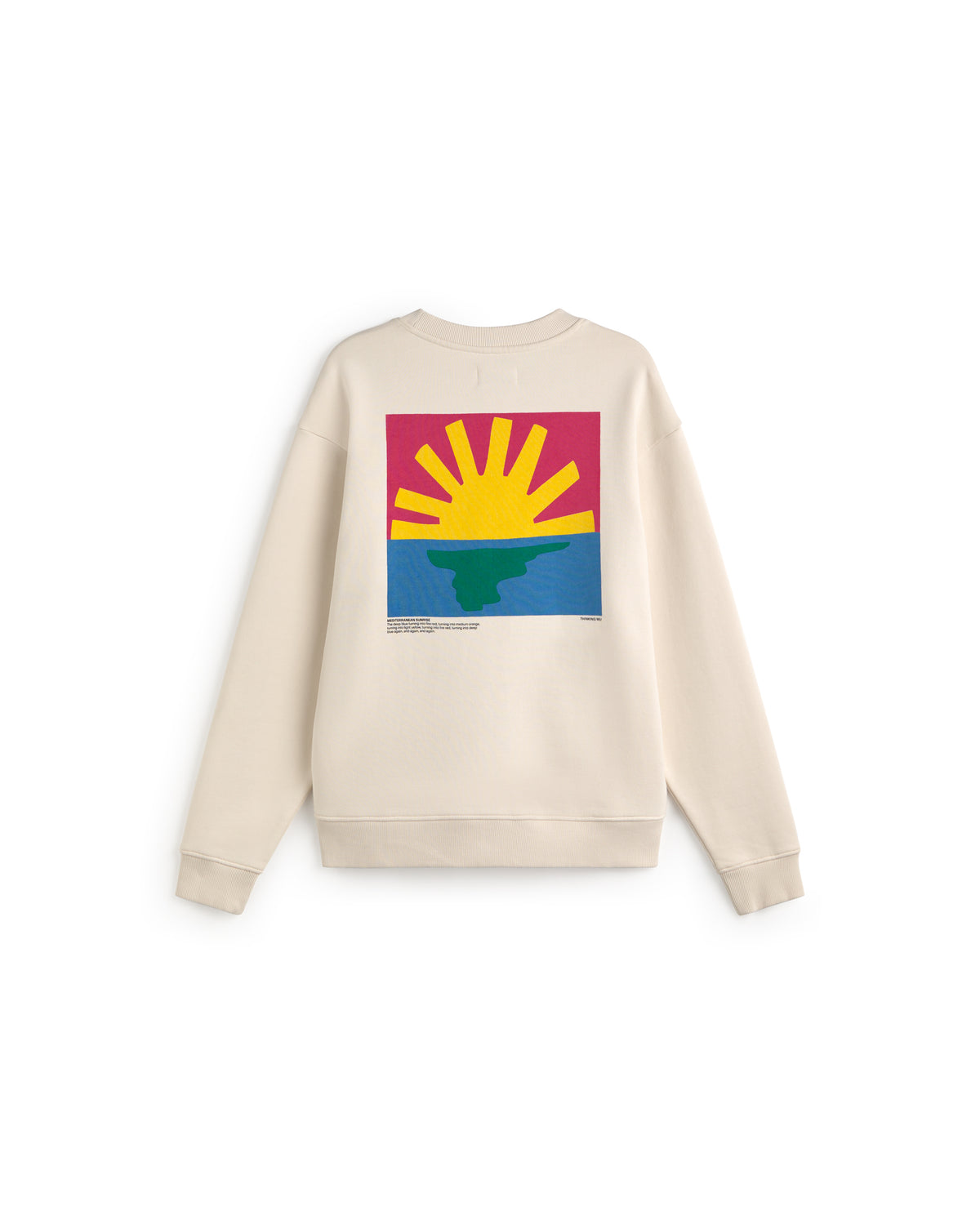 Sudadera cruda Leon sostenible silueta - 3