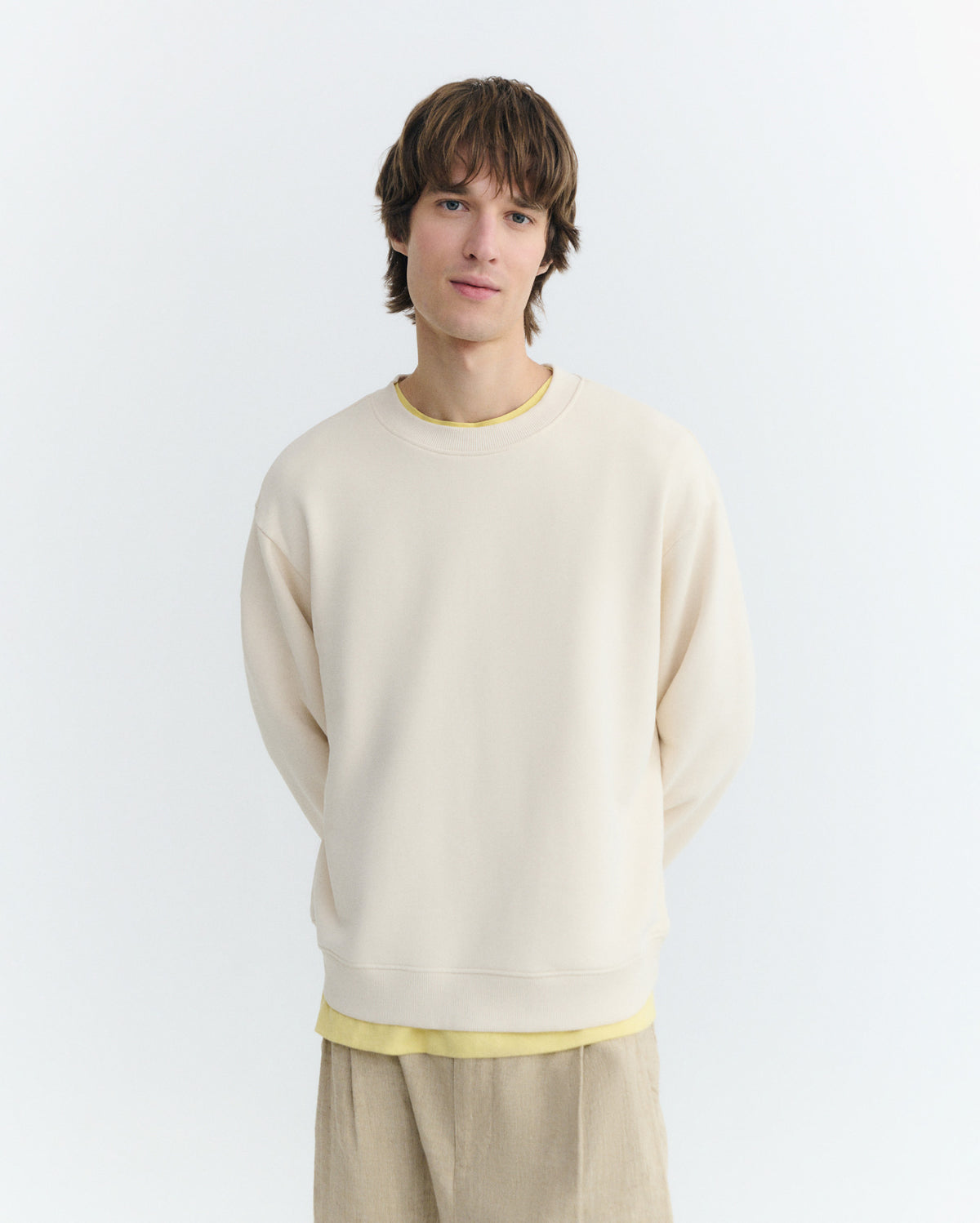 Sudadera cruda Leon sostenible - 2