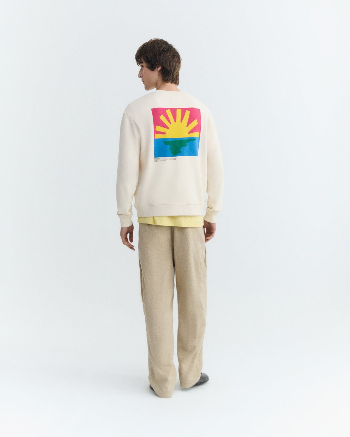 Sudadera cruda Leon sostenible - 4
