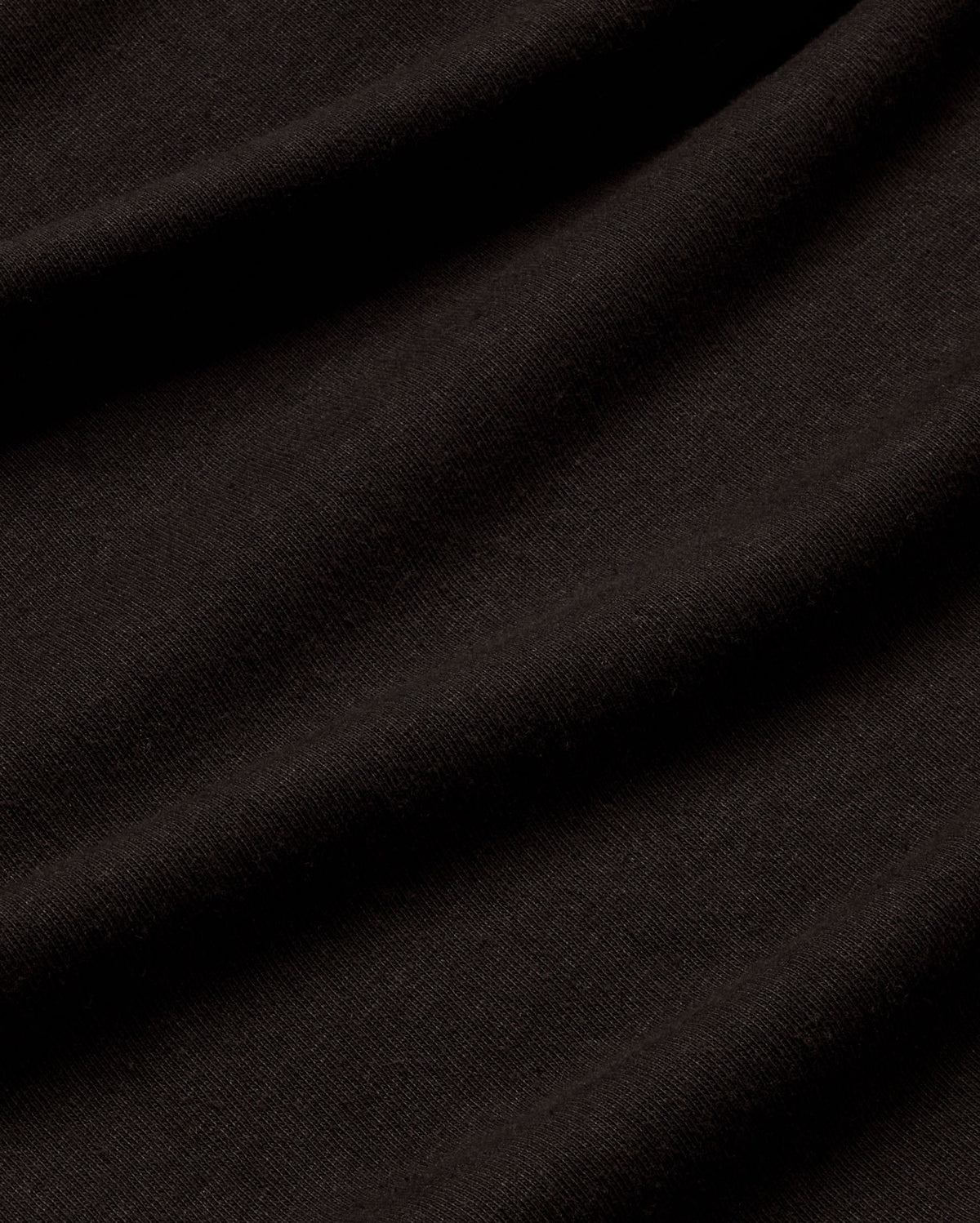 Camiseta gruesa negra hemp Doug sostenible - silueta 2