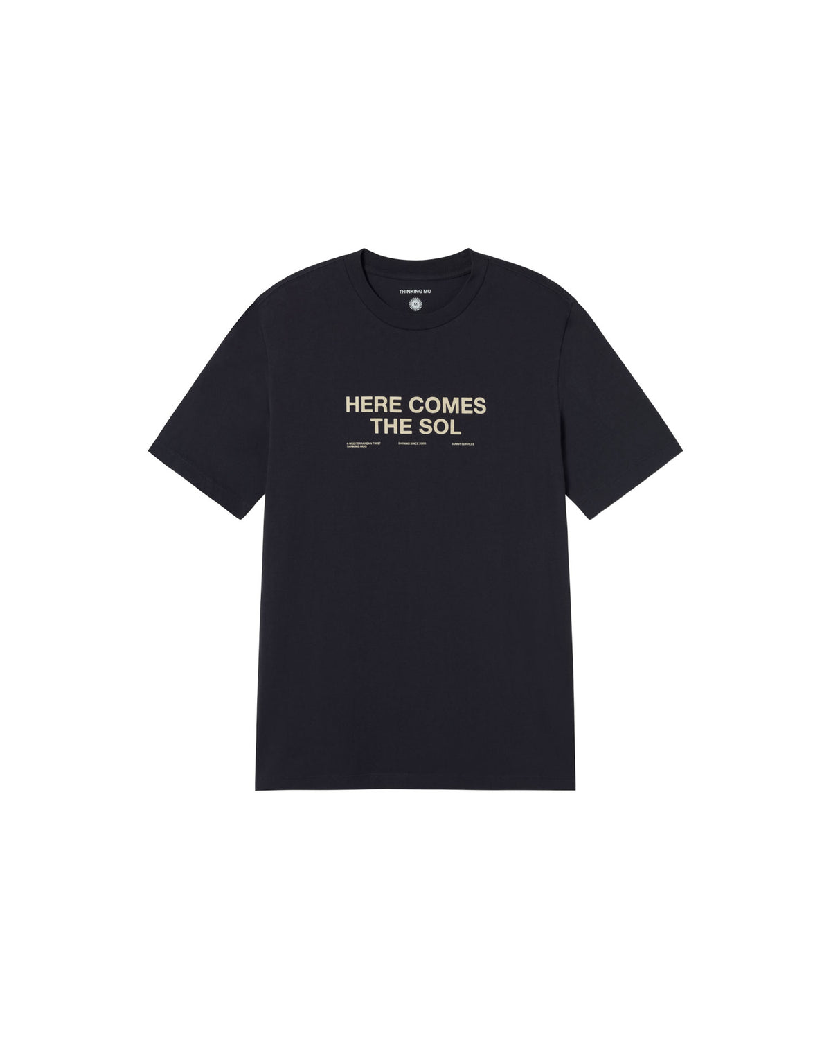 Camiseta navy classic sol Zach sostenible - silueta 2