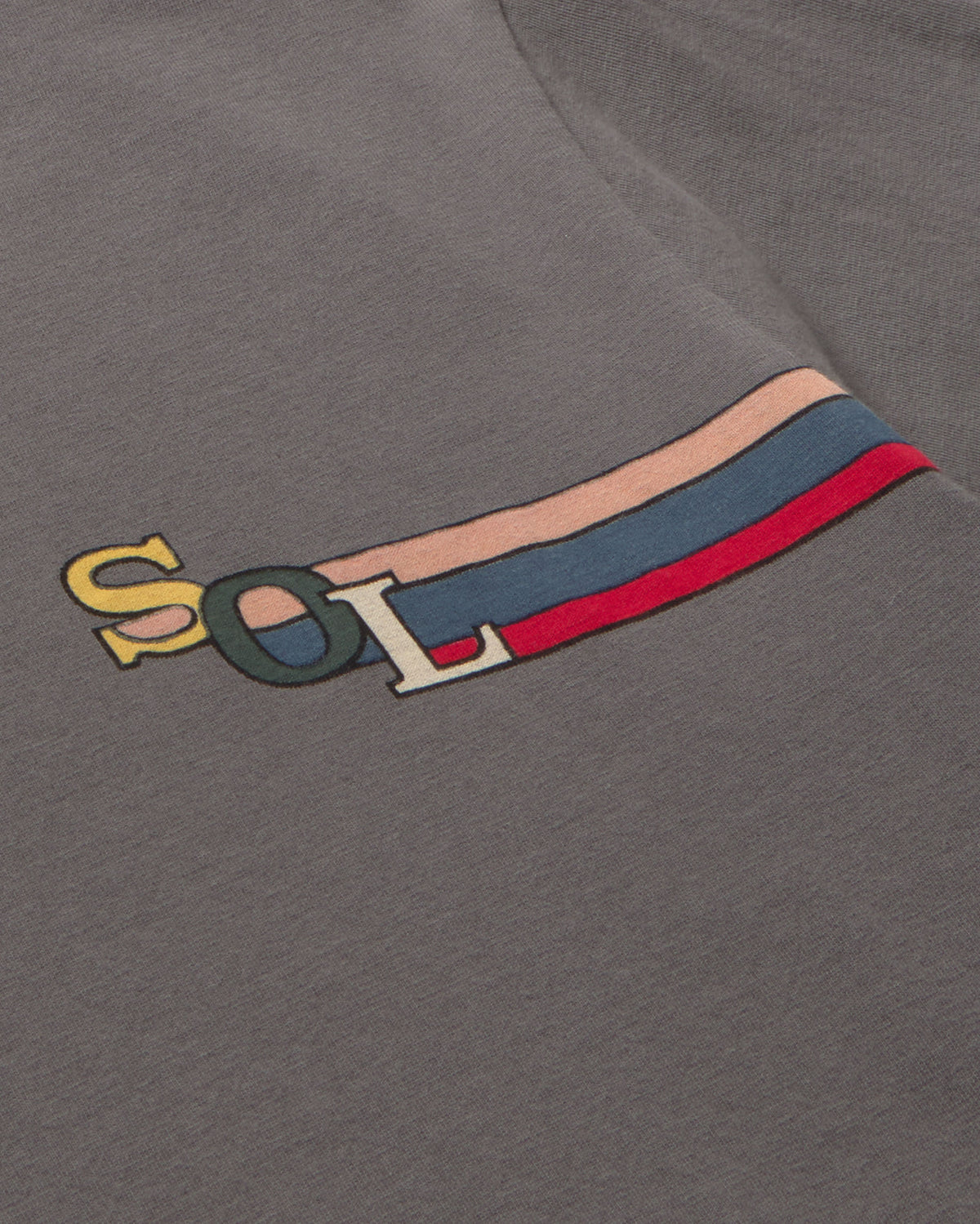 Camiseta gris sol sostenible - silueta 2