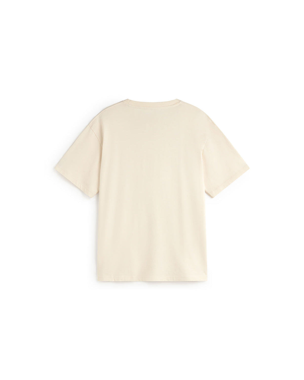 Camiseta blanca perro salchicha espalda Aaron sostenible silueta - 3