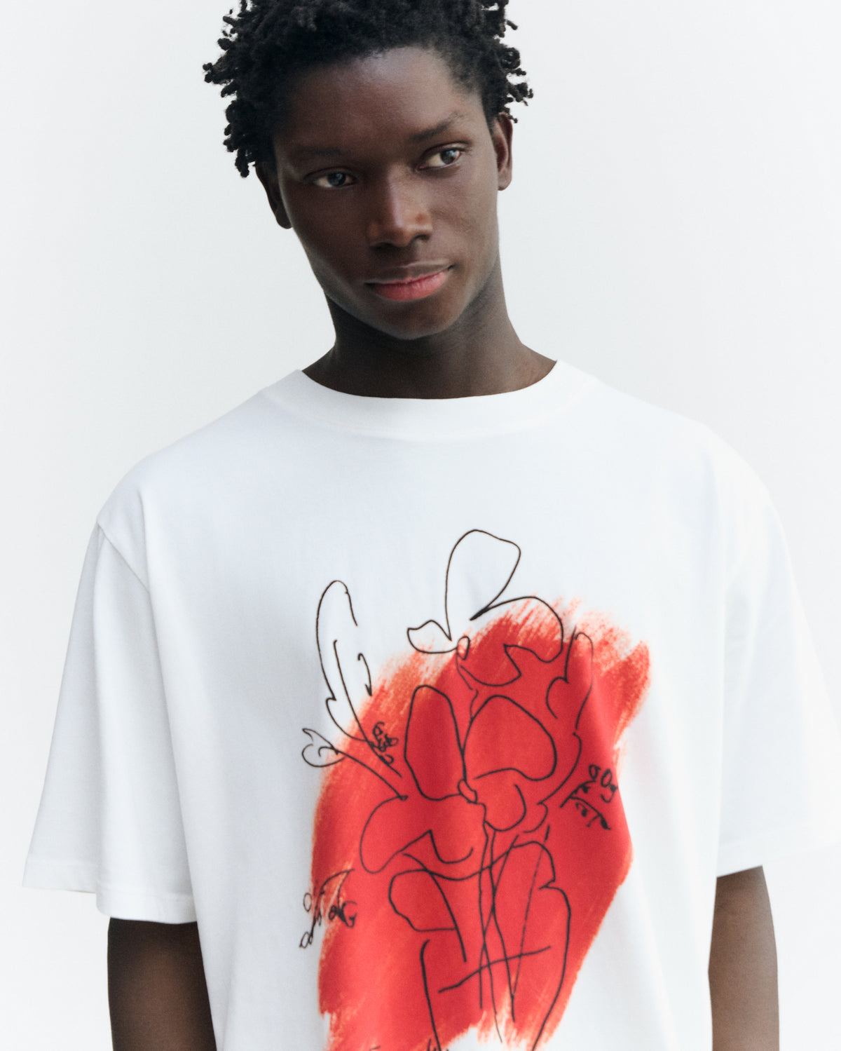 Camiseta oversize flower Eric sostenible - 3