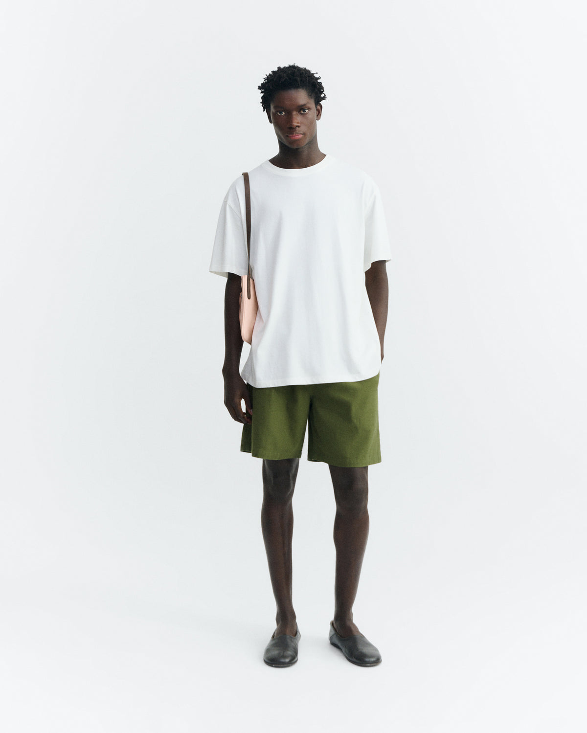 Camiseta blanca patched sol espalda Aaron sostenible - 1
